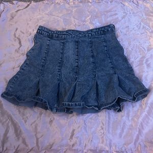 no boundaries women’s denim skirt